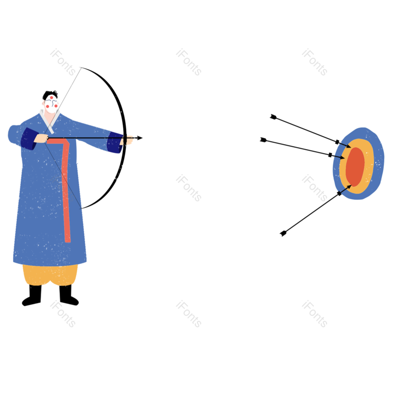 箭头图片,传统元素,动画片PNG,红色免抠素材